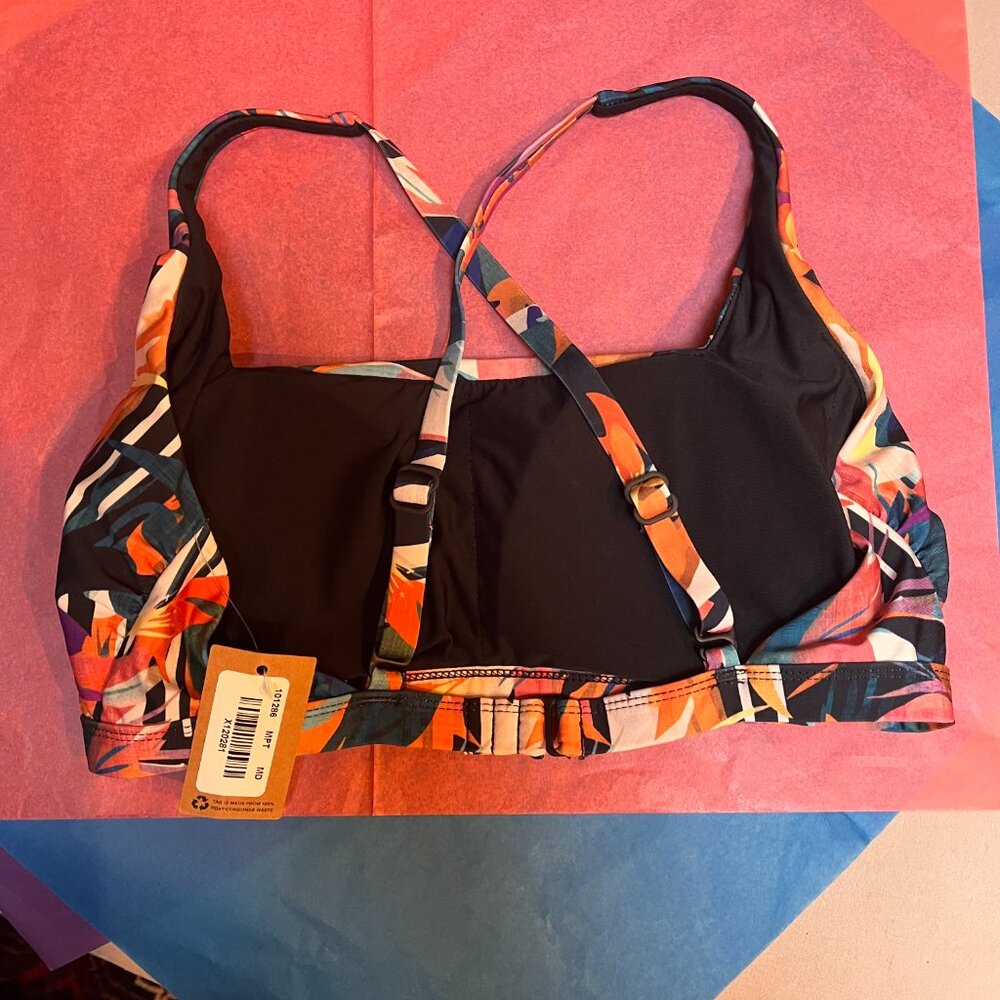 NWT Title Nine Hana bikini top, size Medium / D, Birds of Paradise - Picture 5 of 7